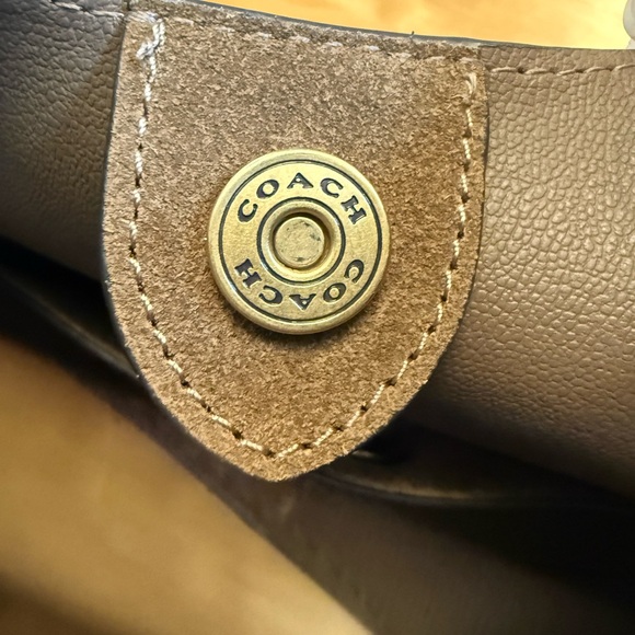 Coach Brooklyn 28 in Cedar Suede - Picture 8 of 9